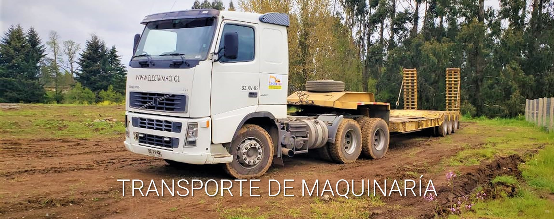 Arriendo de camión: Transporte de maquinaria Traslado cama baja - Electrimaq